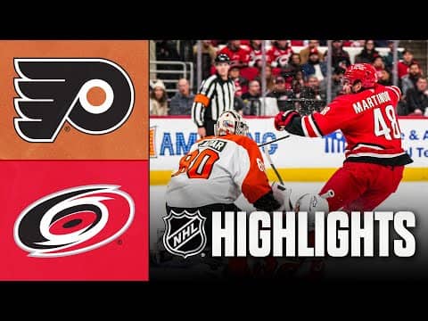 Flyers vs. Hurricanes | NHL Highlights | December 14, 2025