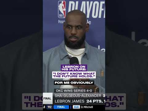 LeBron talks about what's next 👑