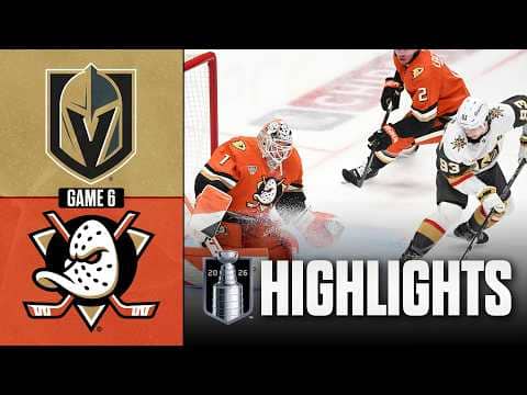 Golden Knights vs. Ducks | NHL Playoff Highlights | Game 6 | May 14, 2026