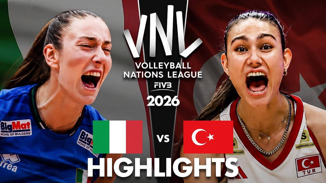 ITALY 🇮🇹 vs TÜRKIYE 🇹🇷 | Highlights | Women's VNL 2026