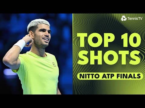Alcaraz Magic, De Minaur CRAZY Marathon Point & More! | Nitto ATP Finals 2025 Top 10 Shots