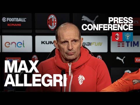 Allegri: "Importante leggere bene la partita" | #MilanLecce | Conferenza Stampa