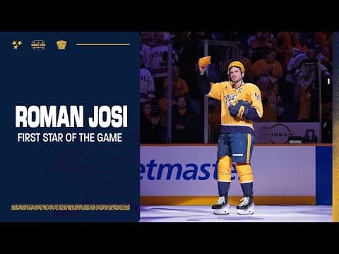 Roman Josi: First star of the Game Interview- Feb. 2