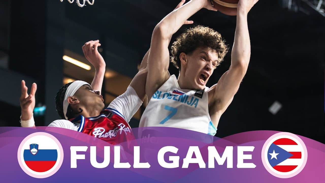 Group Phase | Slovenia v Puerto Rico | Full Baskteball Game | FIBA U17 Basketball World Cup 2026