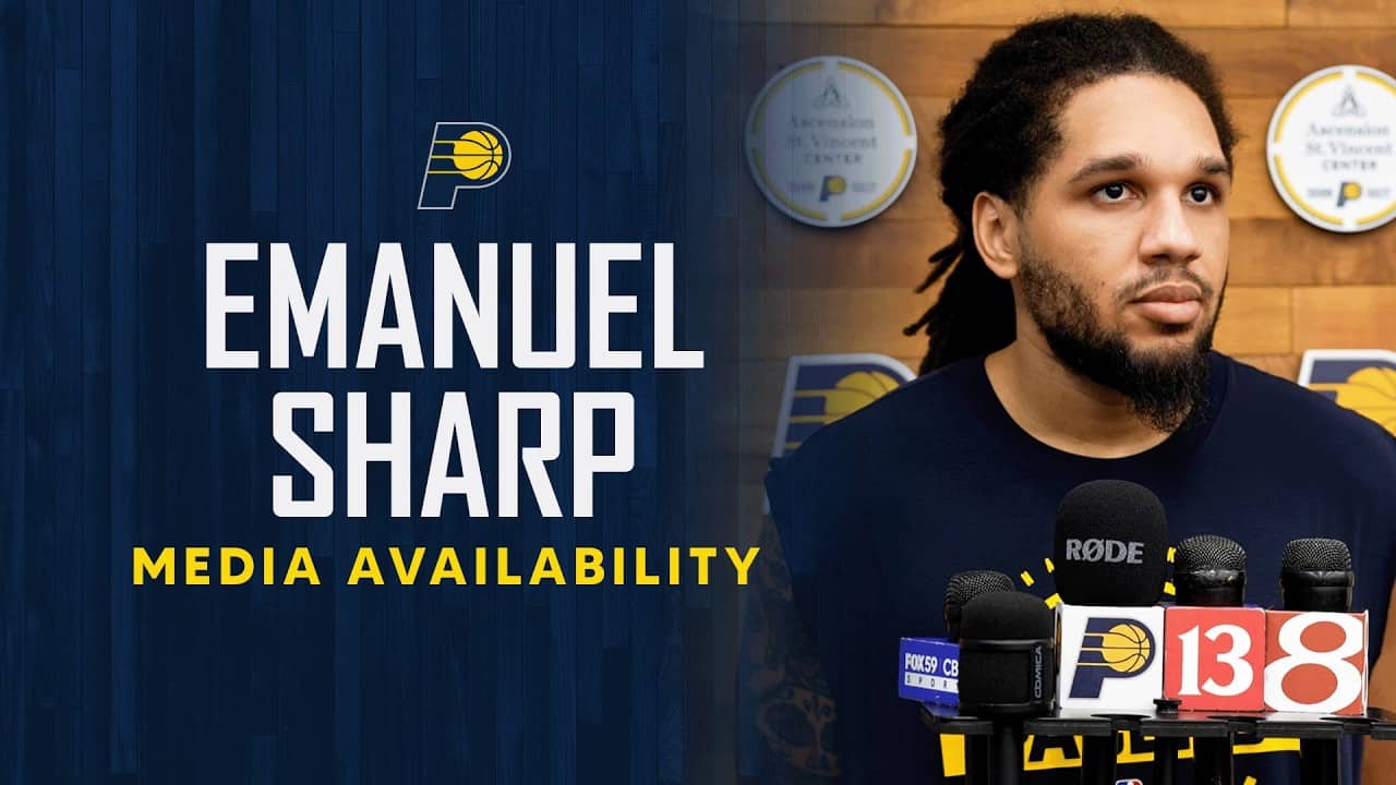 Indiana Pacers Pre-Draft Workouts: Emanuel Sharp Media Availability (May 28, 2026)