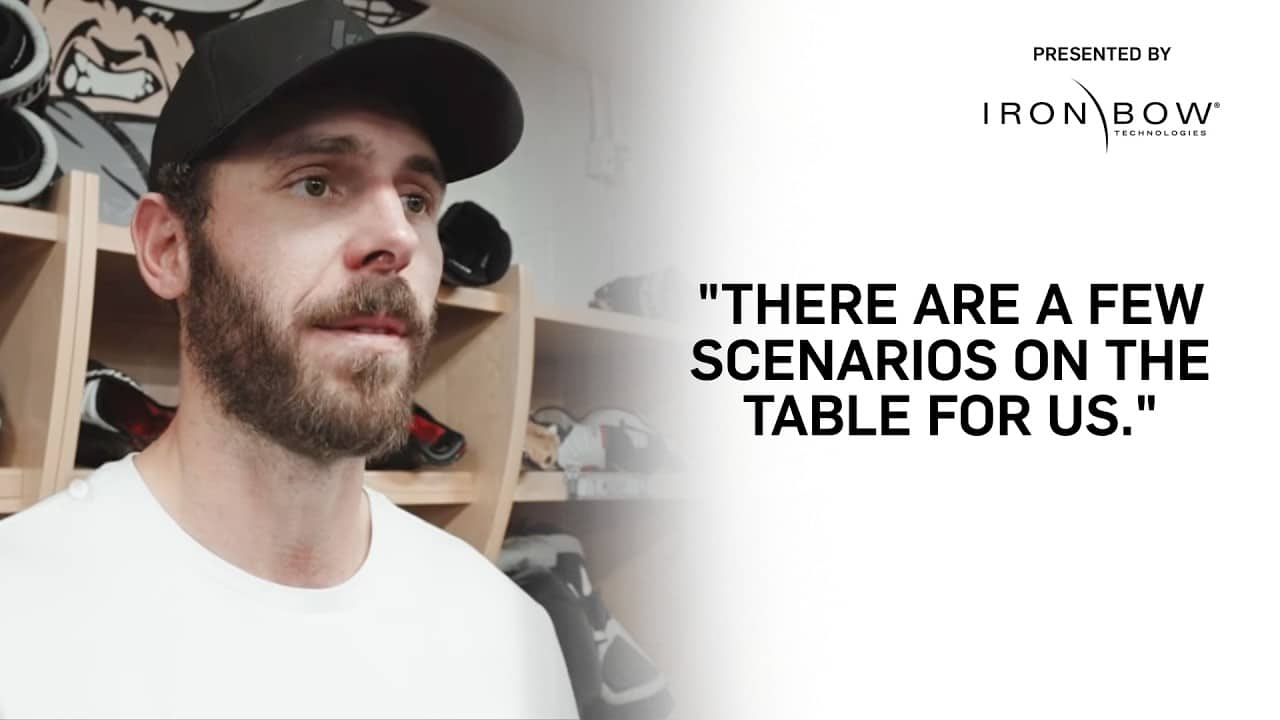 MEDIA: Joel Edmundson and Head Coach DJ Smith | 04.16.26 at CGY | Pregame