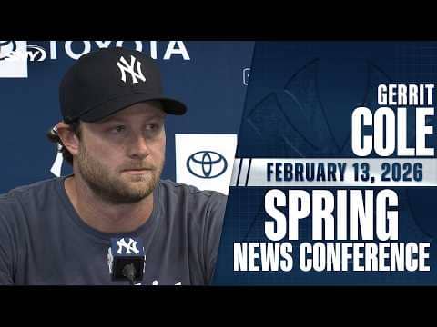 Yankees starter Gerrit Cole opens up about rehab and return in 2026