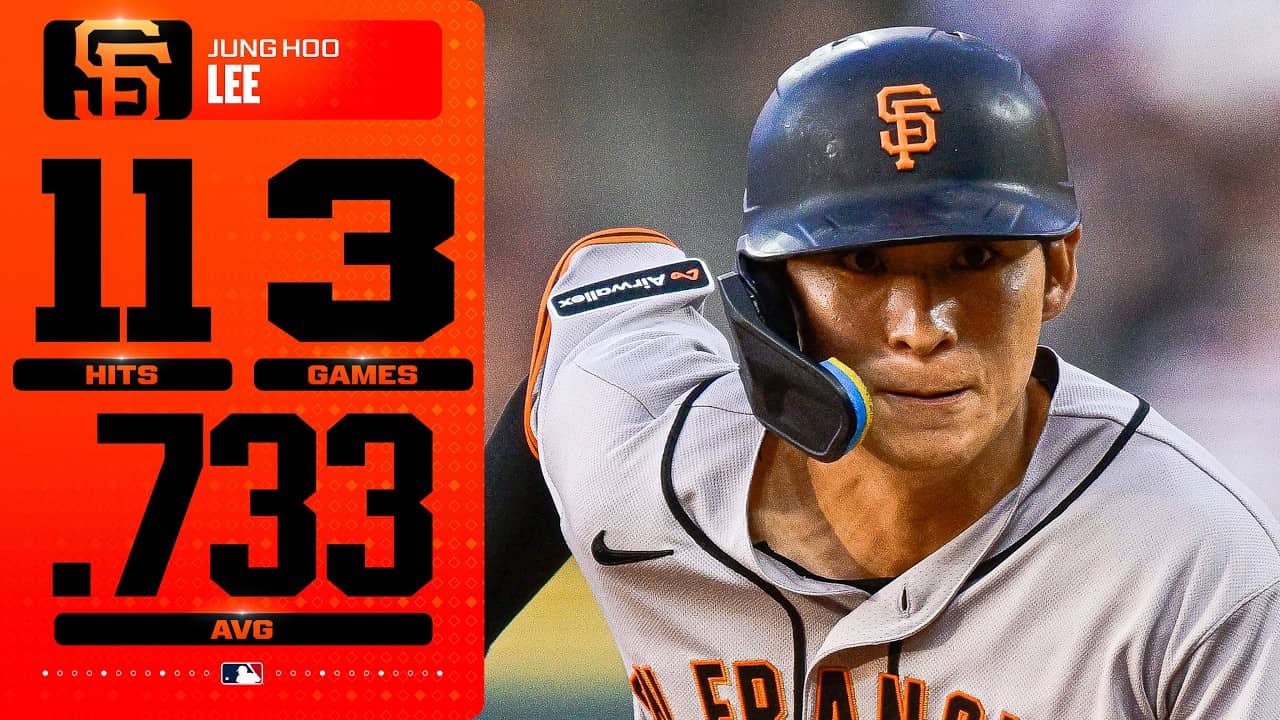 Jung Hoo Lee's INCREDIBLE weekend! 😳 (11-for-15, 15 total bases, .733 AVG) | MLB Highlights