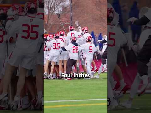 Harvard PACKED THE STADIUM for its upset of No. 1 Syracuse #lacrosse