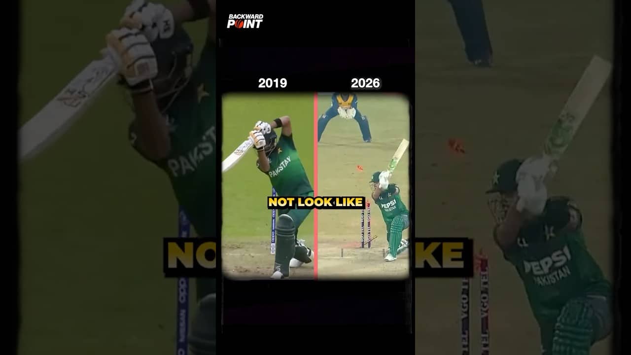 What’s wrong with Babar Azam’s technique?! | #shorts #cricket #babarazam