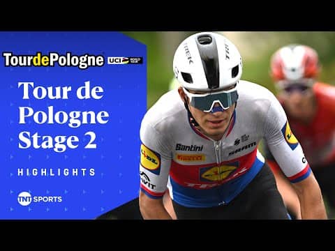 CLIMBING SPRINT TRIUMPH! 😤 | Men's 2025 Tour de Pologne Stage 2 Highlights | TNT Sports Cycling