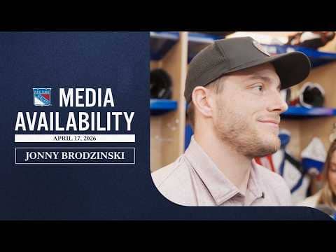 NYR 2026 Exit Day: Jonny Brodzinski Media Availability | April 17, 2026