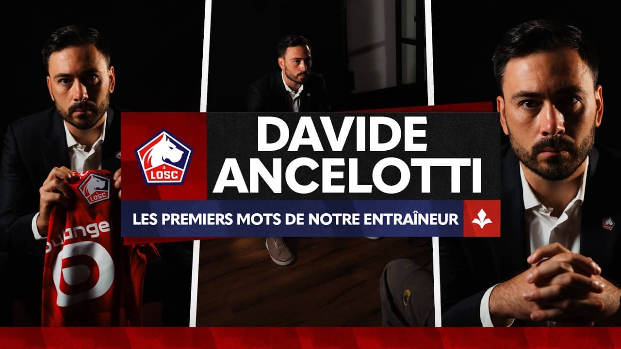 INTERVIEW I Davide Ancelotti s'exprime pour la première fois en tant qu'entraîneur du LOSC 🎙️🇮🇹