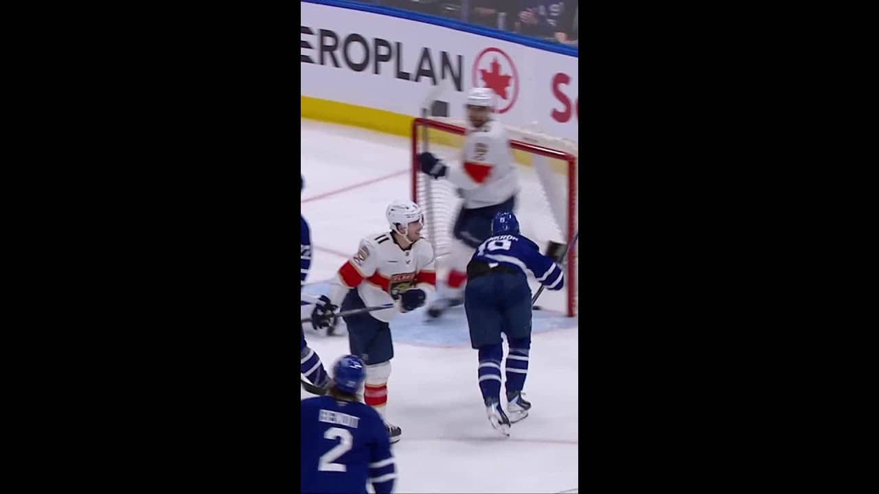 Mackie Samoskevich with a Goal vs. Toronto Maple Leafs