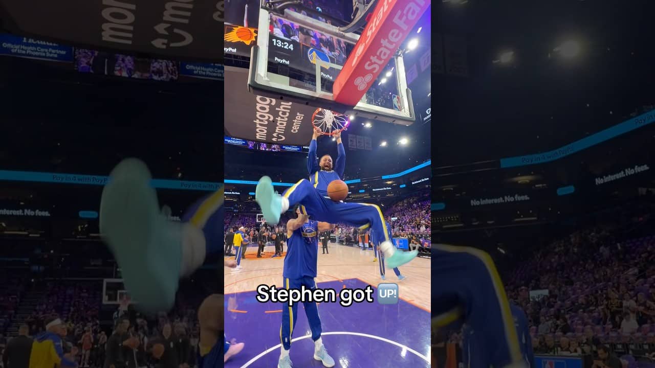 Stephen Got UP For the Slam 💥 | #shorts