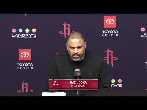 Ime Udoka with a Press Conference vs Grizzlies