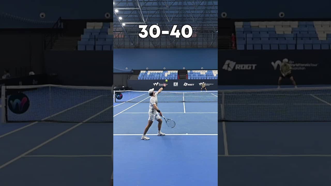 How to deal with pressure on serve 😤
