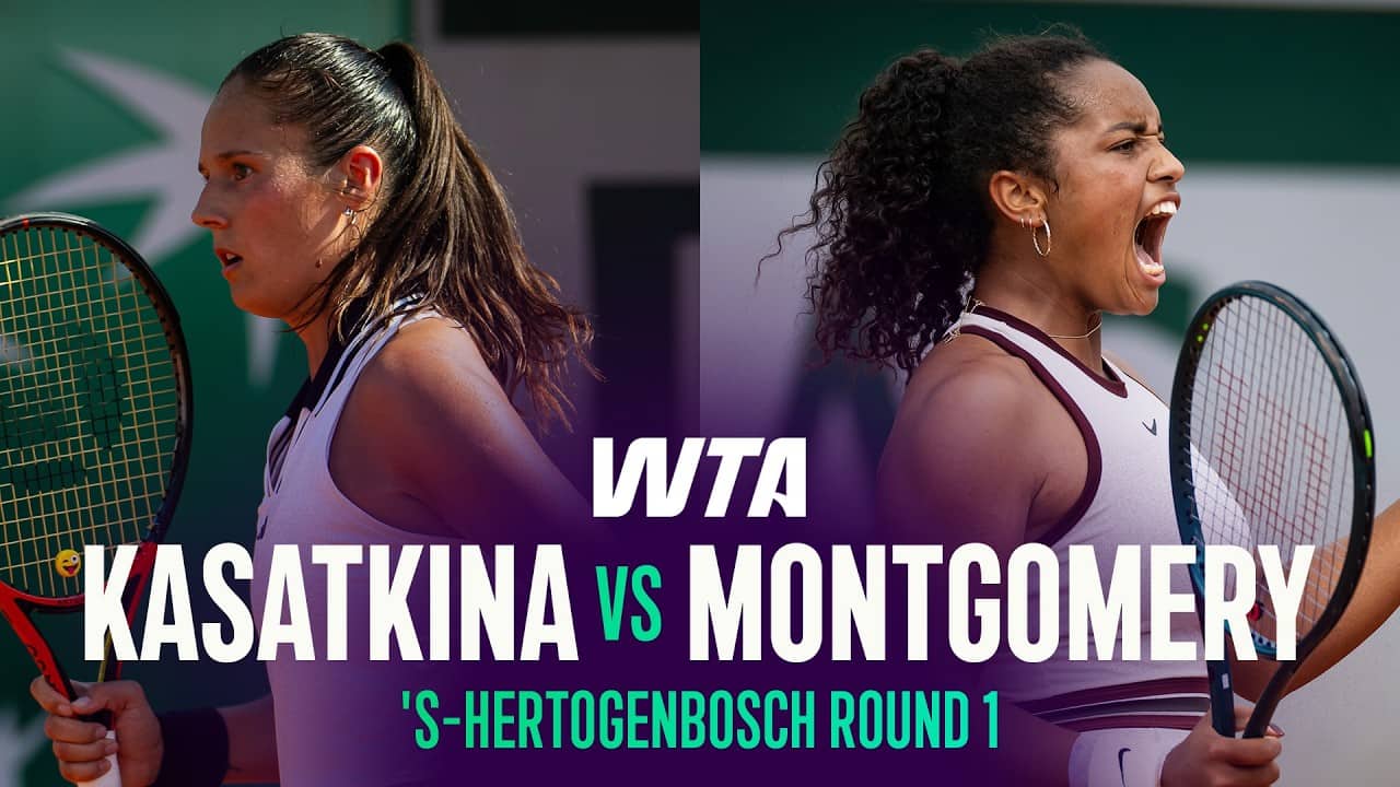 Daria Kasatkina vs. Robin Montgomery | 2026 's-Hertogenbosch Round 1 | WTA Match Highlights