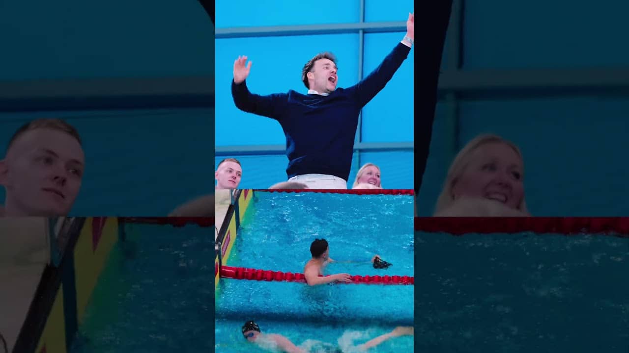 “We are back” 👏James Guy hits a 3:44.04 (400m free) to get within 3 tenths of his British Record