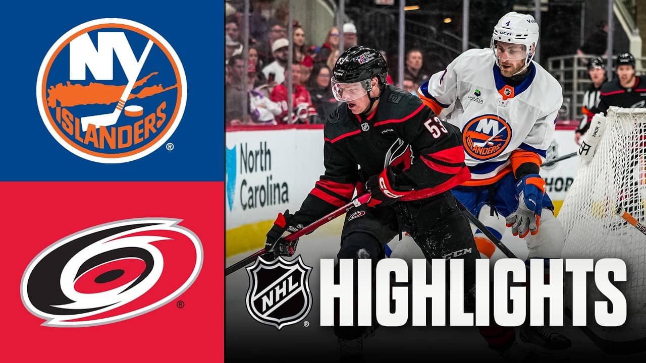 Islanders vs. Hurricanes | NHL Highlights | April 04, 2026