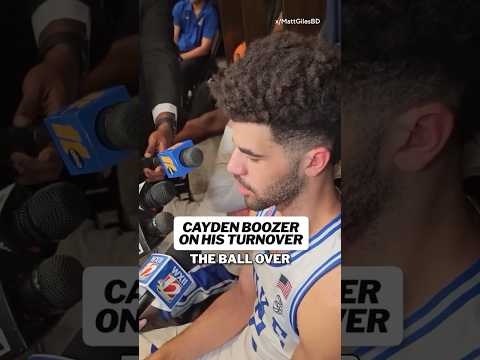 "It cost our team our season" - Cayden Boozer after Duke's loss to UConn