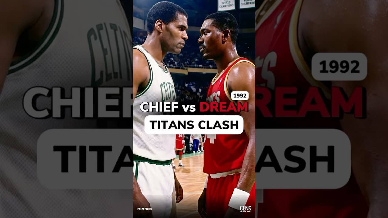 Robert Parish vs Hakeem Olajuwon 😮 1992 Rockets vs Celtics