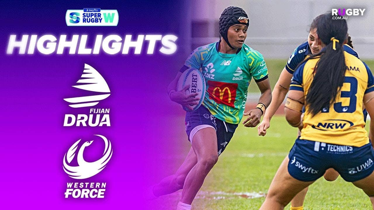 Fijian Drua v Western Force Highlights | Round 2 | Swyftx Super Rugby Women's 2026