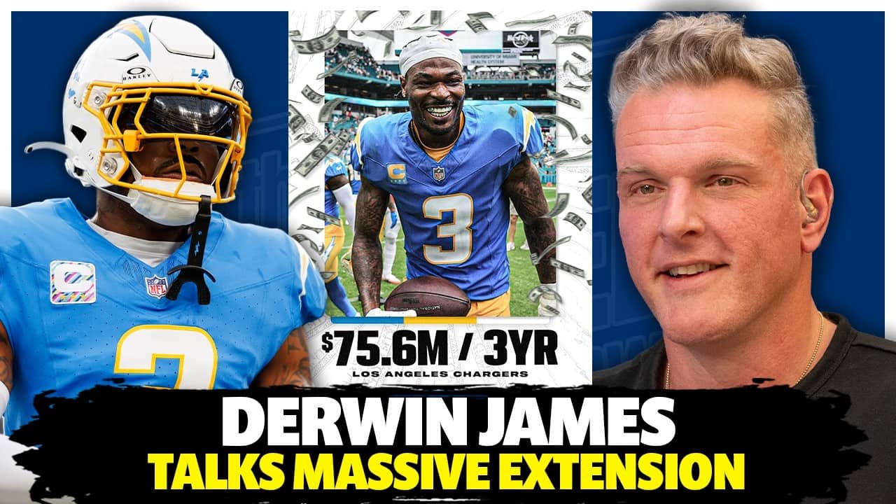 Derwin James Reacts To New Extension With Chargers On The Pat McAfee Show