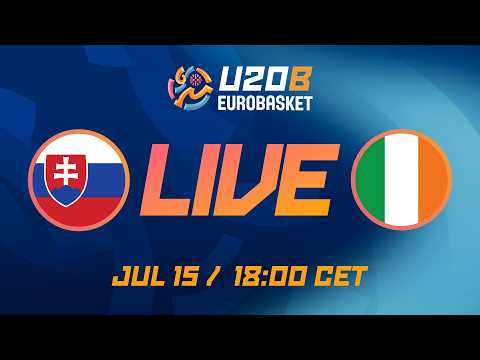 LIVE - Slovakia v Ireland | FIBA U20 EuroBasket 2026 Division B | Group Phase