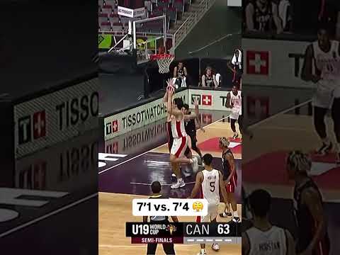 Chet Holmgren blocked Zach Edey with AUTHORITY 🤯 #FIBAU19
