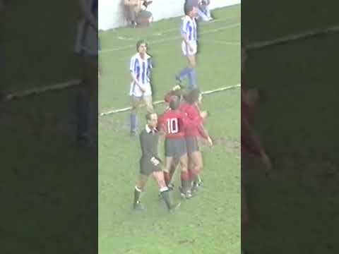 Gol de Echeverría en el #RealSociedadOsasuna de la temporada 1984/85 #LaLigaHighLights #Osasuna