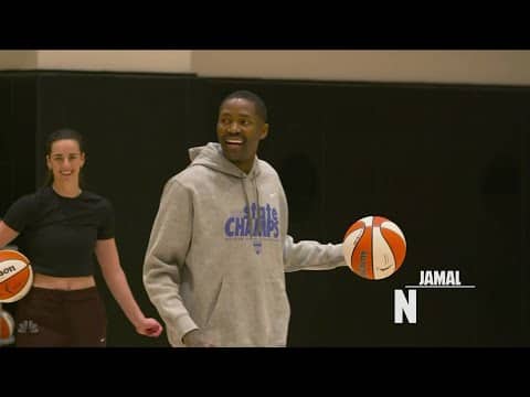 Caitlin Clark vs Jamal Crawford In A Game of N-B-C 👀