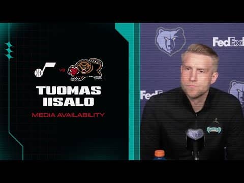 Tuomas Iisalo Press Conference | Grizzlies vs. Jazz