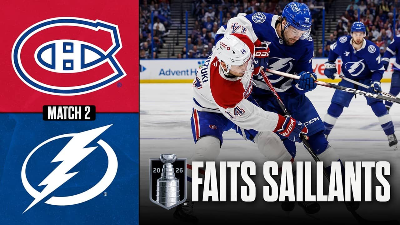 Canadiens vs Lightning, match no 2 | 21/04/26 | Faits saillants
