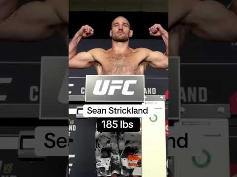 Sean Strickland makes 185 before #UFC328 ⚖️ (via UFC)
