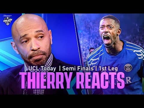 Dembele's The Best in The World?👀 | Thierry Henry Reacts to PSG's Win v Arsenal⚡| UCL Today