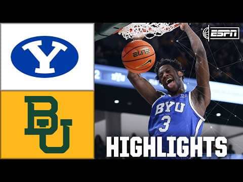 BYU Cougars vs. Baylor Bears | Full Game Highlights | ESPN College Basketball