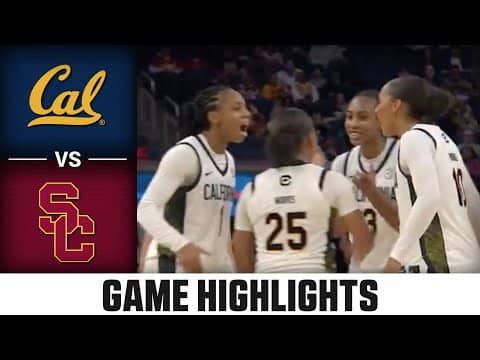 Cal vs. USC Game Highlights | 2025-26 ACC Women's Basketball