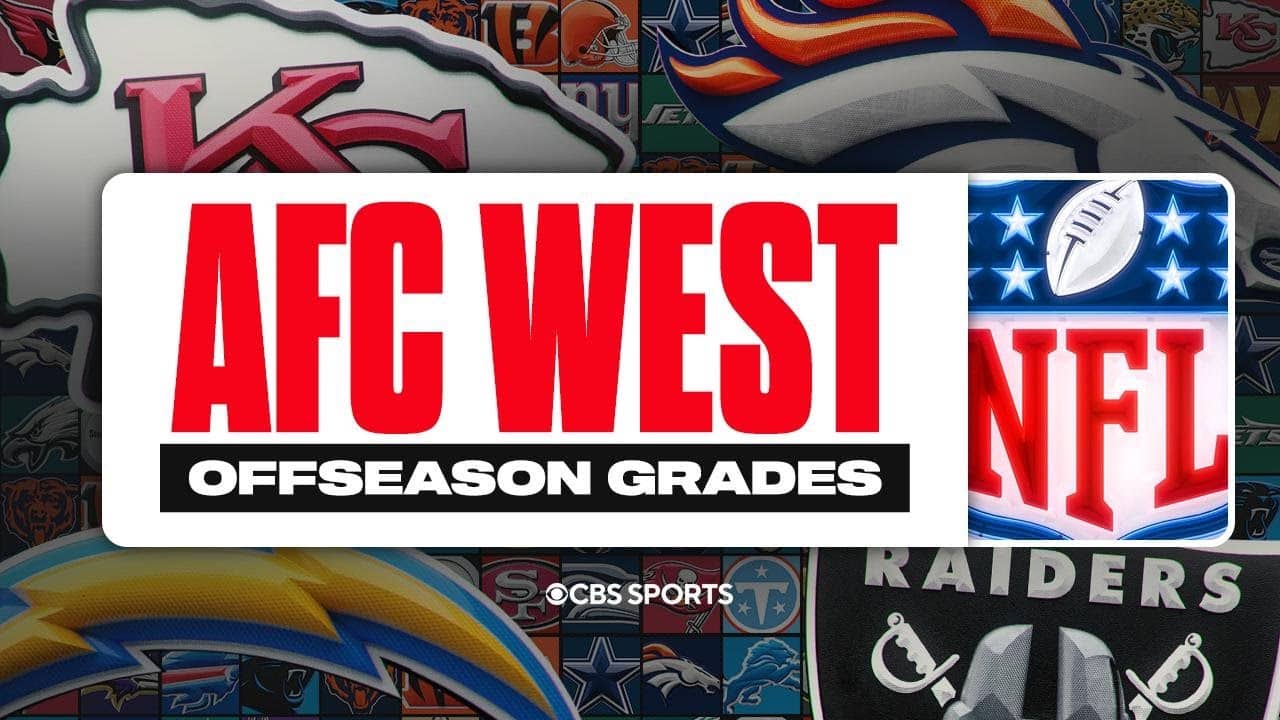 Offseason grades for EVERY AFC West team ✅