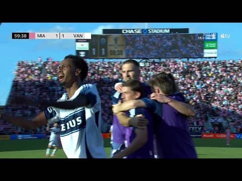 Ali Ahmed SCORES THE EQUALIZER For Vancouver!! GAME ON | 2025 Audi MLS Cup