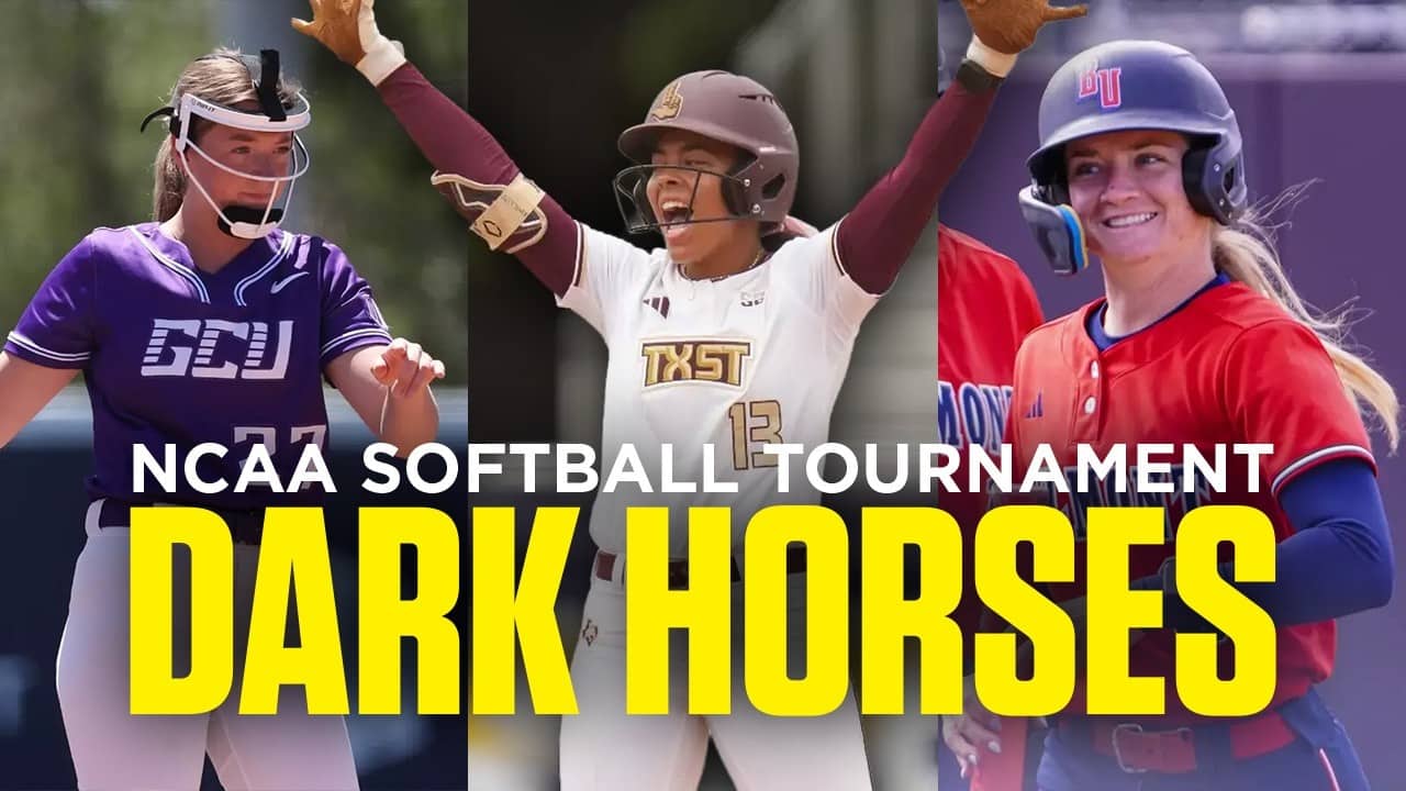 3 darkhorse teams entering the NCAA softball tournament