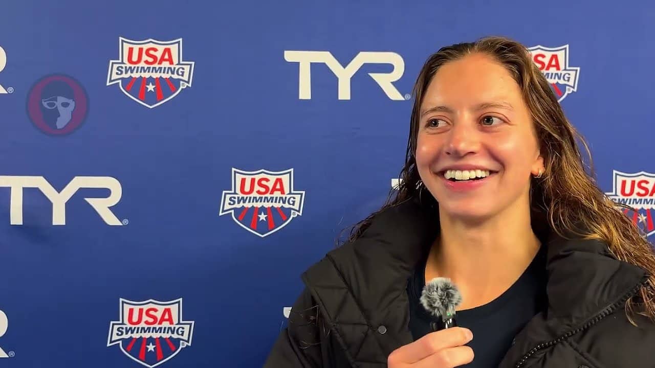 Kate Douglass: "Did not expect a world record in the 50 free like... ever in my life"