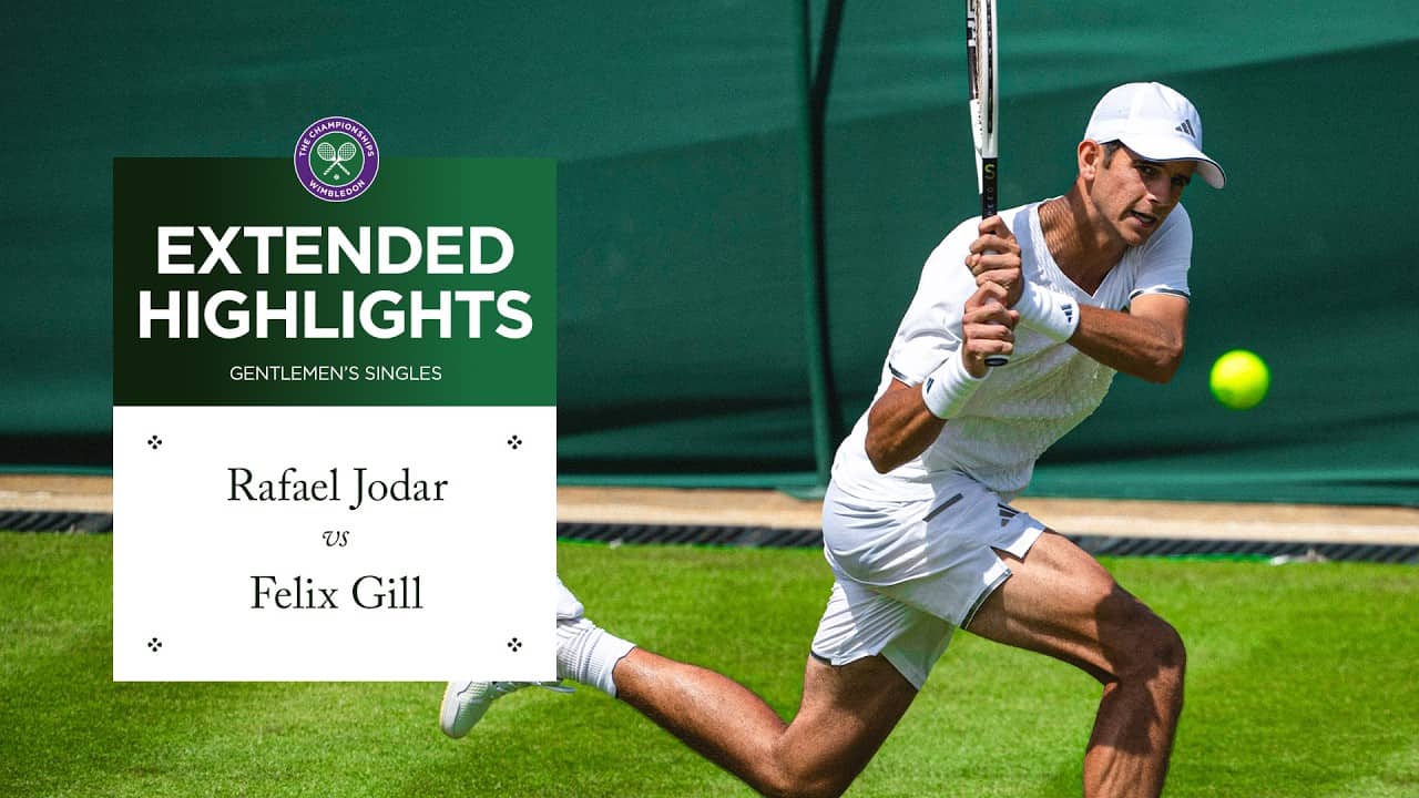 Jodar on form in the opening round | Rafael Jodar vs Felix Gill | Highlights | Wimbledon 2026