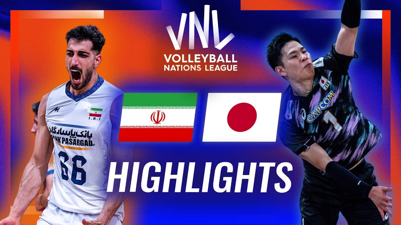 Iran 🇮🇷 vs. Japan 🇯🇵 - Highlights | Week 2 | Men's VNL 2026