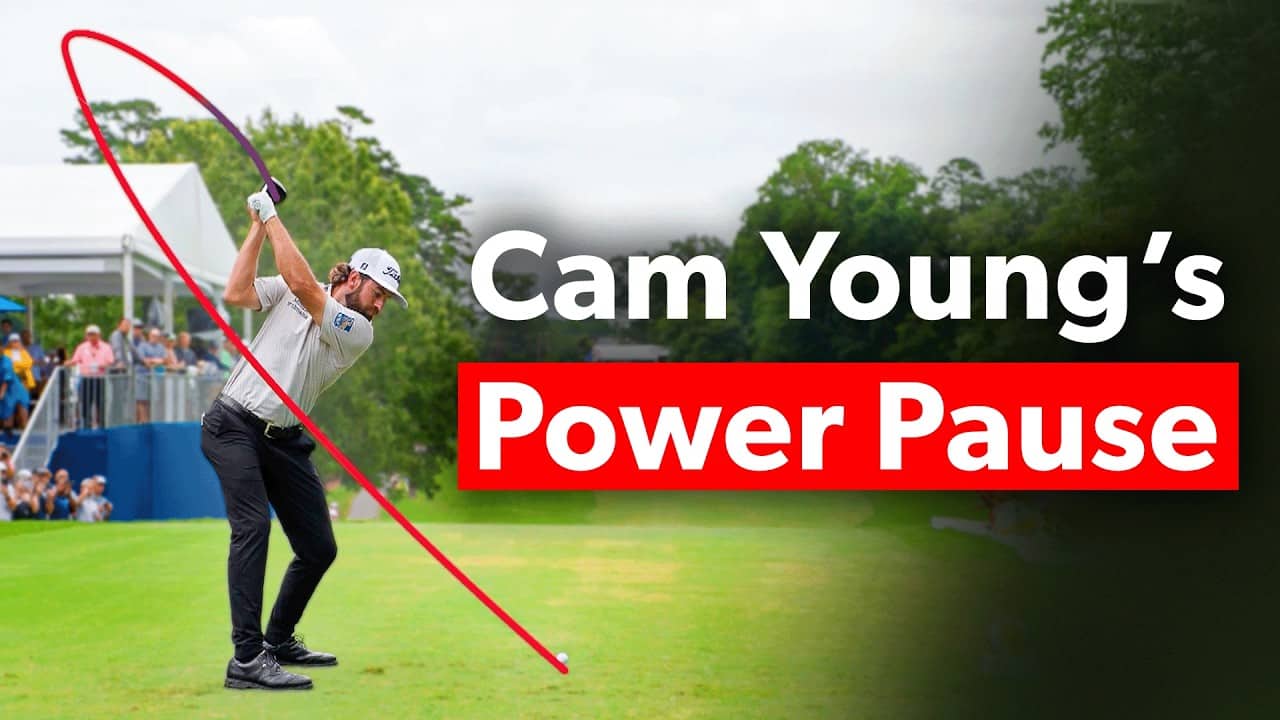 Why Cameron Young pauses during his swing
