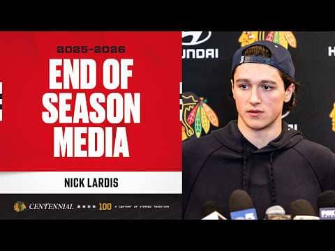 Nick Lardis END OF SEASON media | Chicago Blackhawks