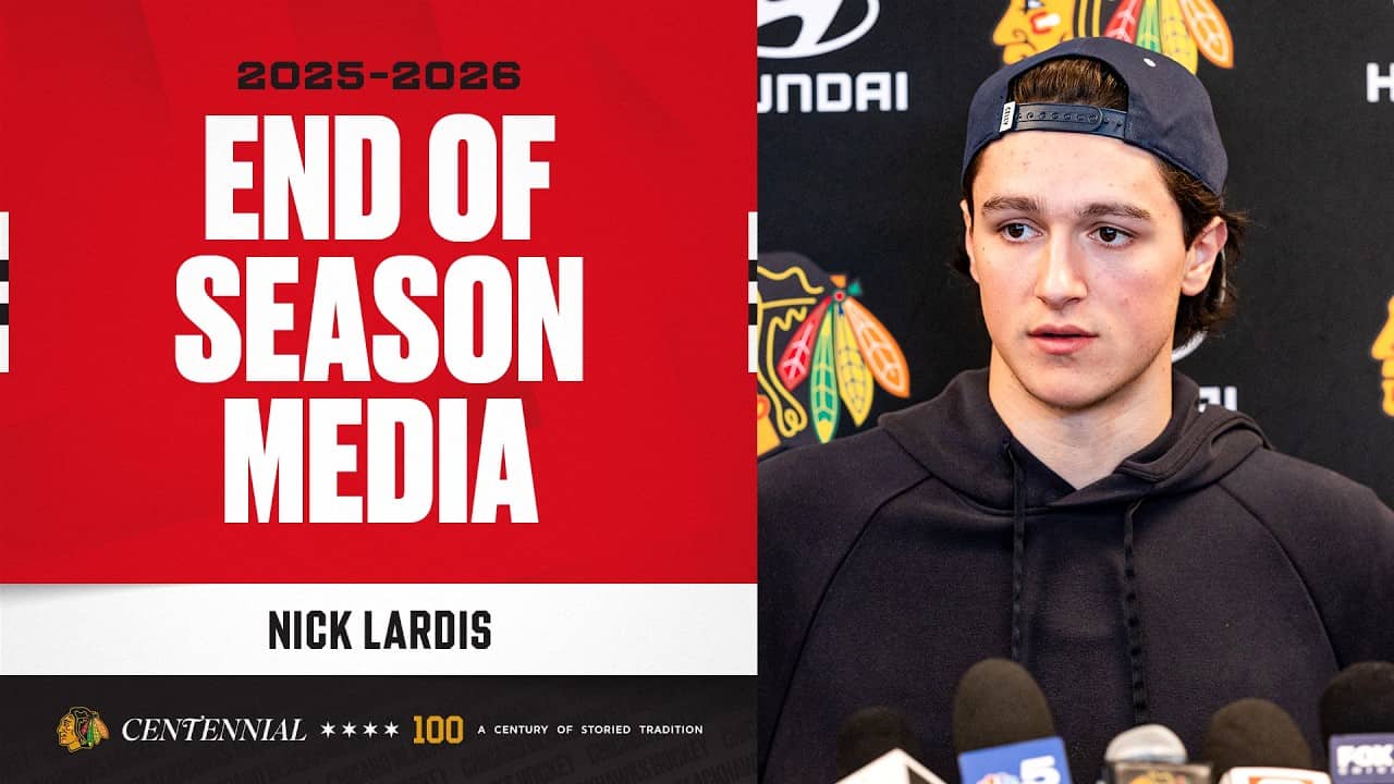 Nick Lardis END OF SEASON media 🎙️| Chicago Blackhawks