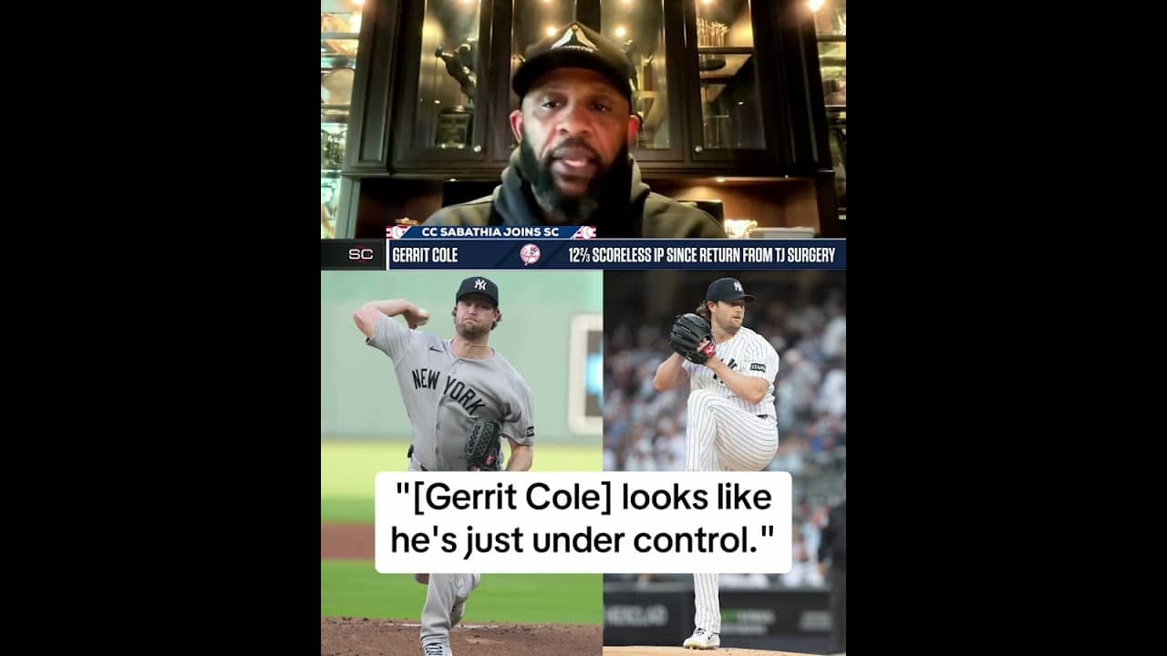 CC Sabathia is loving what he's seeing from Gerrit Cole 👏