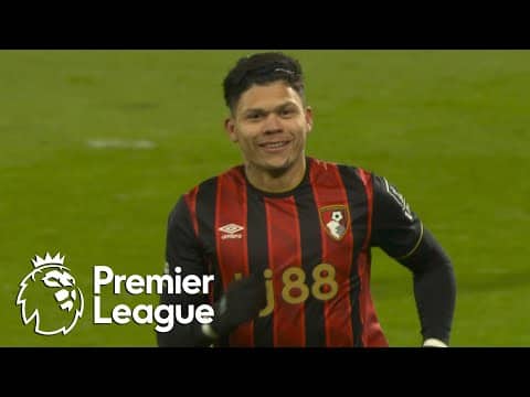 Evanilson capitalizes on Gabriel's error to give Bournemouth lead | Premier League | NBC Sports