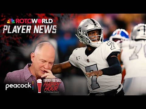 Raiders entire pass game 'brutal' Thursday night | Fantasy Football Happy Hour | NFL on NBC
